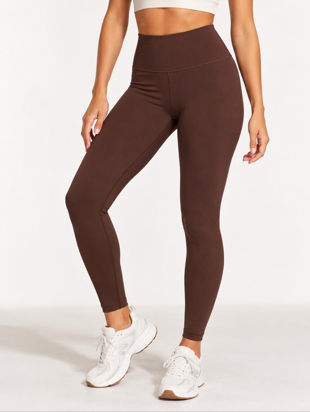 Enerbloom Brown High Rise Leggings Small S Buttery Soft Yoga Activewear